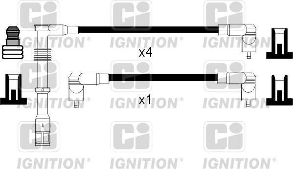 Quinton Hazell XC438 - Augstsprieguma vadu komplekts ps1.lv