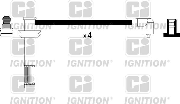 Quinton Hazell XC544 - Augstsprieguma vadu komplekts ps1.lv