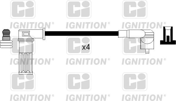 Quinton Hazell XC558 - Augstsprieguma vadu komplekts ps1.lv