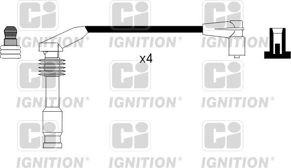 Quinton Hazell XC647 - Augstsprieguma vadu komplekts ps1.lv