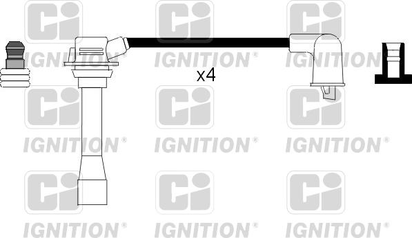 Quinton Hazell XC655 - Augstsprieguma vadu komplekts ps1.lv