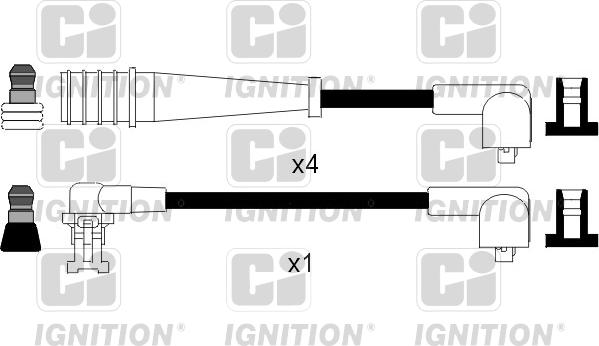 Quinton Hazell XC145 - Augstsprieguma vadu komplekts ps1.lv