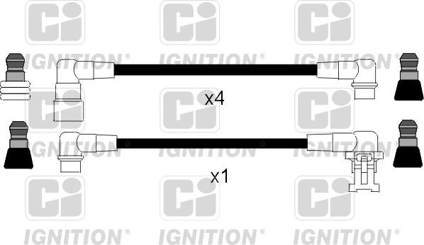 Quinton Hazell XC1098 - Augstsprieguma vadu komplekts ps1.lv