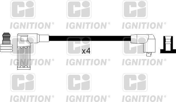 Quinton Hazell XC1092 - Augstsprieguma vadu komplekts ps1.lv