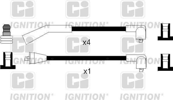 Quinton Hazell XC1069 - Augstsprieguma vadu komplekts ps1.lv