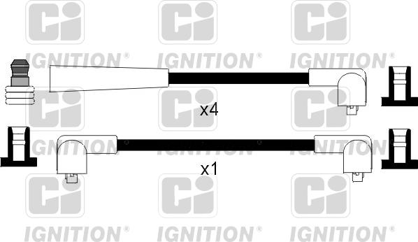 Quinton Hazell XC1082 - Augstsprieguma vadu komplekts ps1.lv