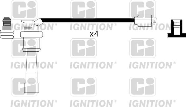 Quinton Hazell XC1113 - Augstsprieguma vadu komplekts ps1.lv