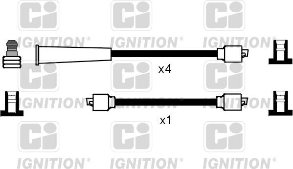 Quinton Hazell XC1117 - Augstsprieguma vadu komplekts ps1.lv