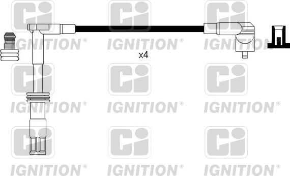 Quinton Hazell XC1121 - Augstsprieguma vadu komplekts ps1.lv