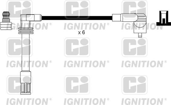 Quinton Hazell XC1122 - Augstsprieguma vadu komplekts ps1.lv