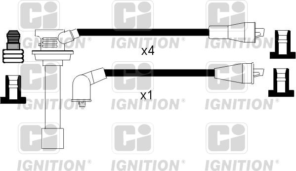 Quinton Hazell XC896 - Augstsprieguma vadu komplekts ps1.lv