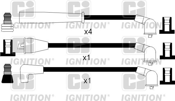 Quinton Hazell XC867 - Augstsprieguma vadu komplekts ps1.lv