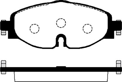 Triscan 1100-151501 - Bremžu uzliku kompl., Disku bremzes ps1.lv