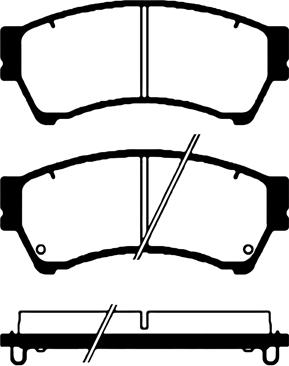 Brake Engineering PA1936 - Bremžu uzliku kompl., Disku bremzes ps1.lv