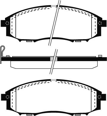 4U Autoparts 37623NS - Bremžu uzliku kompl., Disku bremzes ps1.lv