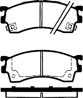 Magneti Marelli 363702161133 - Bremžu uzliku kompl., Disku bremzes ps1.lv