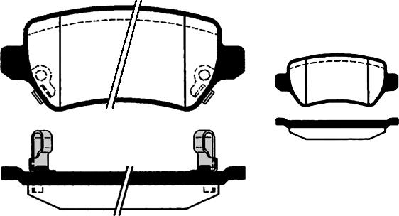 INTERBRAKE DP11521 - Bremžu uzliku kompl., Disku bremzes ps1.lv