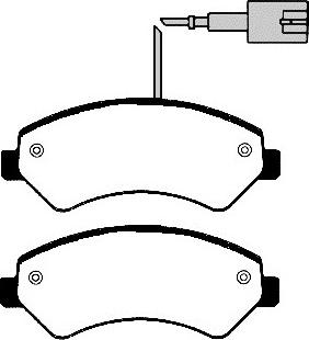 TRW Engine Component GDB2069 - Bremžu uzliku kompl., Disku bremzes ps1.lv