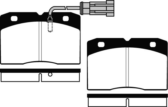 Magneti Marelli 363702160235 - Bremžu uzliku kompl., Disku bremzes ps1.lv