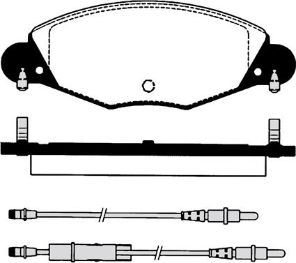 VEMA K428100 - Bremžu uzliku kompl., Disku bremzes ps1.lv