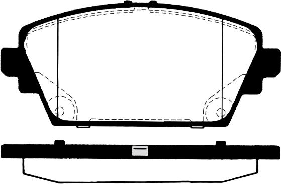 INTERBRAKE DP11439 - Bremžu uzliku kompl., Disku bremzes ps1.lv