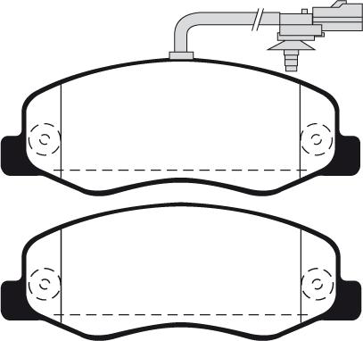 Brembo BRP68061 - Bremžu uzliku kompl., Disku bremzes ps1.lv