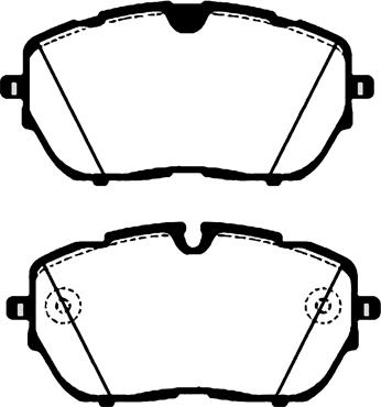 Vauxhall 16 478 596 80 - Bremžu uzliku kompl., Disku bremzes ps1.lv