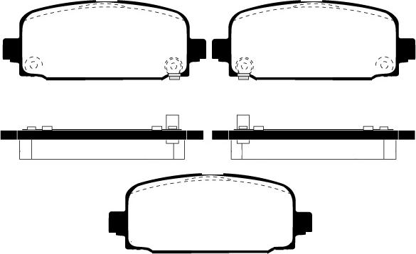 Eurobrake 1681166280 - Bremžu uzliku kompl., Disku bremzes ps1.lv