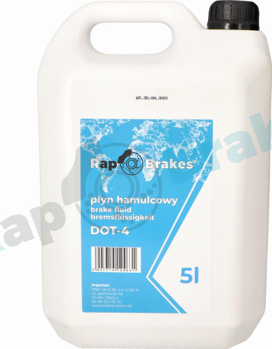 RAP BRAKES R-LPH5 5.0L - Bremžu šķidrums ps1.lv