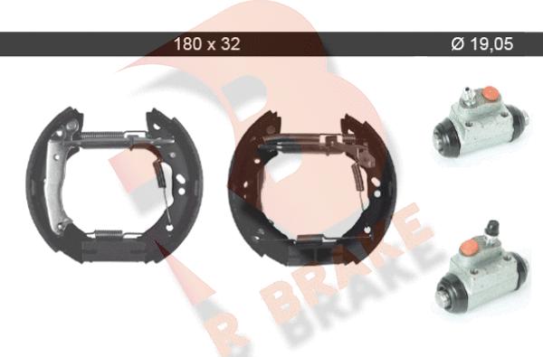 R Brake 79RBKT0096 - Bremžu loku komplekts ps1.lv