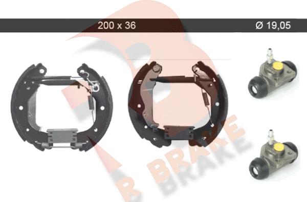 R Brake 79RBKT0090 - Bremžu loku komplekts ps1.lv