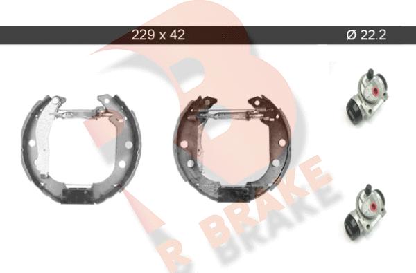 R Brake 79RBKT0048 - Bremžu loku komplekts ps1.lv