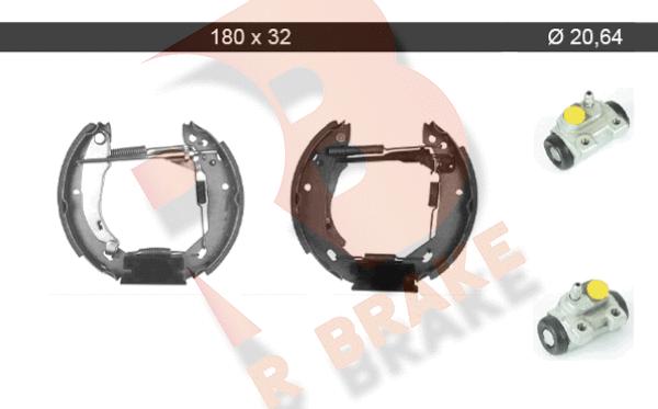 R Brake 79RBKT0055 - Bremžu loku komplekts ps1.lv