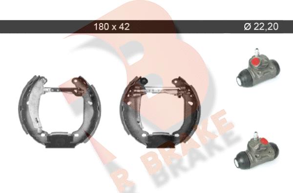 R Brake 79RBKT0056 - Bremžu loku komplekts ps1.lv