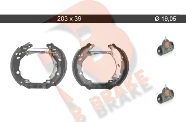 R Brake 79RBKT0051 - Bremžu loku komplekts ps1.lv