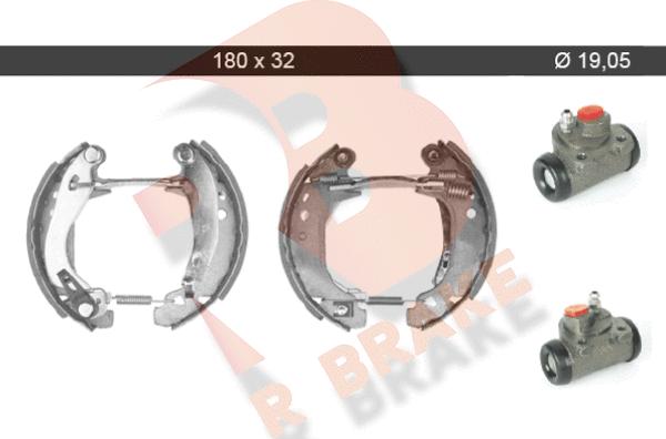 R Brake 79RBKT0061 - Bremžu loku komplekts ps1.lv