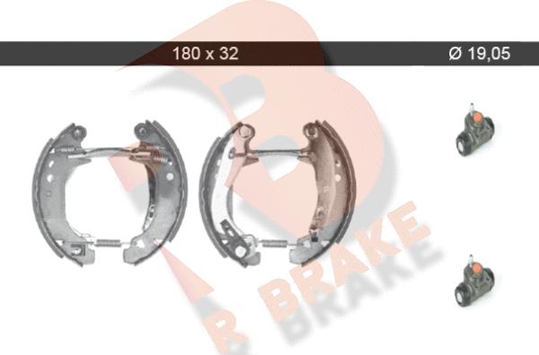 R Brake 79RBKT0063 - Bremžu loku komplekts ps1.lv