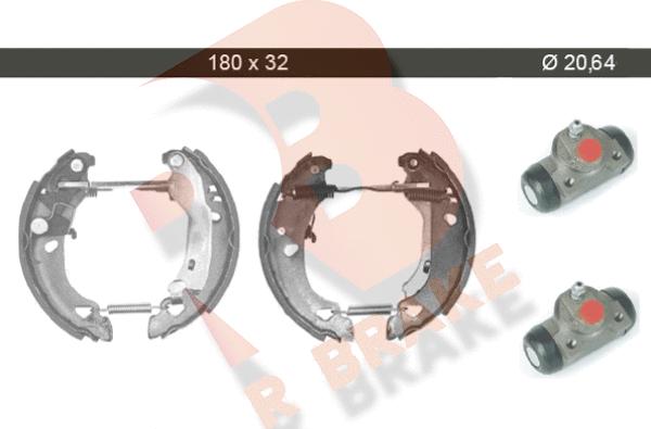 R Brake 79RBKT0012 - Bremžu loku komplekts ps1.lv