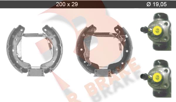 R Brake 79RBKT0039 - Bremžu loku komplekts ps1.lv