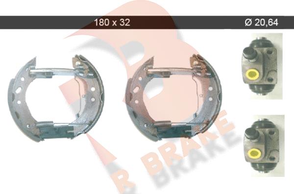 R Brake 79RBKT0031 - Bremžu loku komplekts ps1.lv