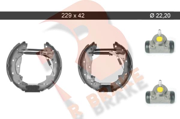 R Brake 79RBKT0075 - Bremžu loku komplekts ps1.lv