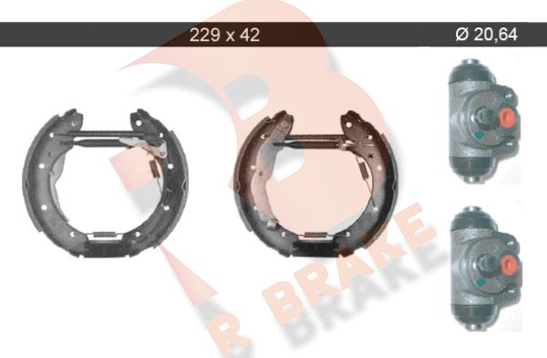 R Brake 79RBKT0070 - Bremžu loku komplekts ps1.lv