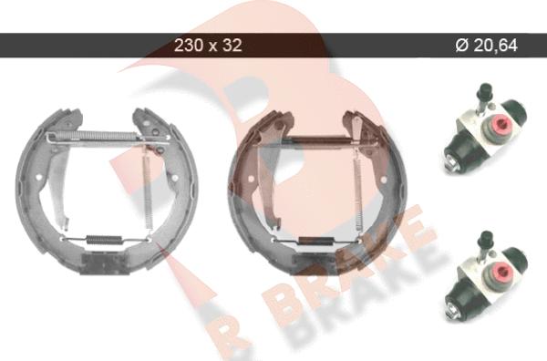 R Brake 79RBKT0073 - Bremžu loku komplekts ps1.lv