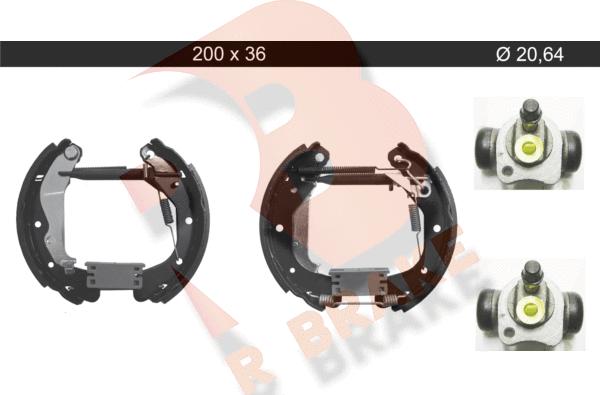 R Brake 79RBKT0141 - Bremžu loku komplekts ps1.lv