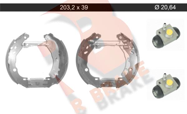 R Brake 79RBKT0116 - Bremžu loku komplekts ps1.lv