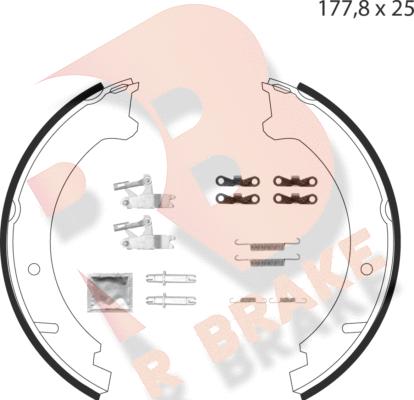 R Brake 79RBPB4023 - Bremžu loku kompl., Stāvbremze ps1.lv