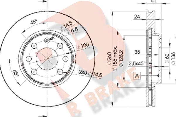 R Brake 78RBD29000 - Bremžu diski ps1.lv