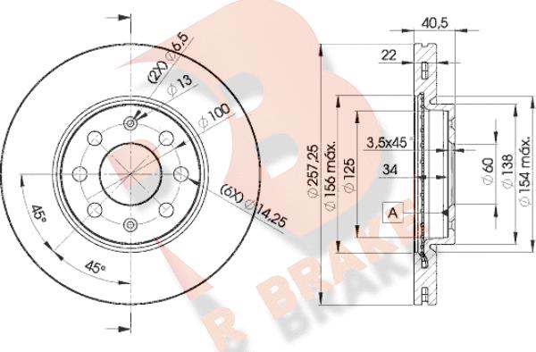 R Brake 78RBD20920 - Bremžu diski ps1.lv