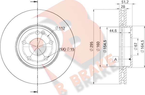 R Brake 78RBD20122 - Bremžu diski ps1.lv