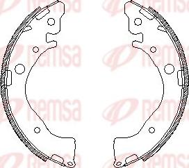 Remsa 4587.00 - Bremžu loki ps1.lv